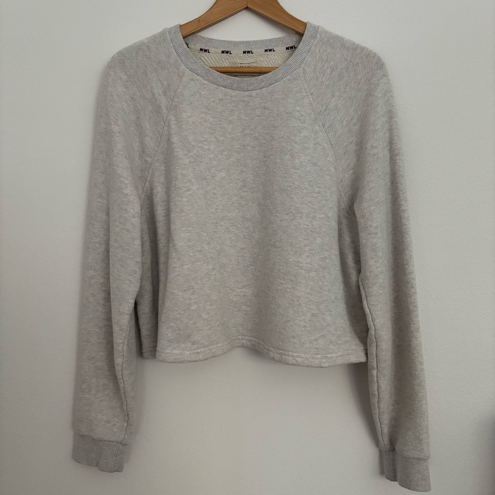 Madewell cropped sweatshirt